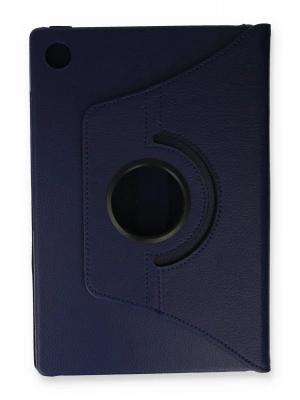 Newface Samsung Galaxy Tab A9 Plus Kılıf 360 Tablet Deri Kılıf - Lacivert