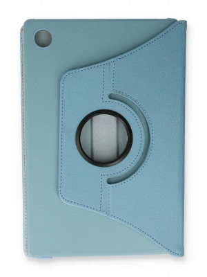 Newface Samsung Galaxy Tab A9 Plus Kılıf 360 Tablet Deri Kılıf - Turkuaz