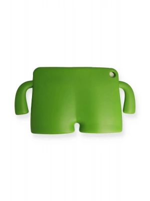 Newface Samsung Galaxy Tab A9 Plus Kılıf Karakter Tablet Silikon - Yeşil