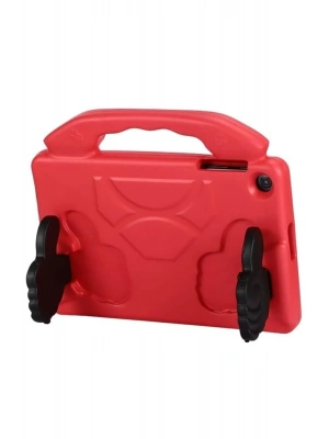 Newface Samsung Galaxy Tab A9 Plus Kılıf Like Stantlı Tablet Silikon - Kırmızı