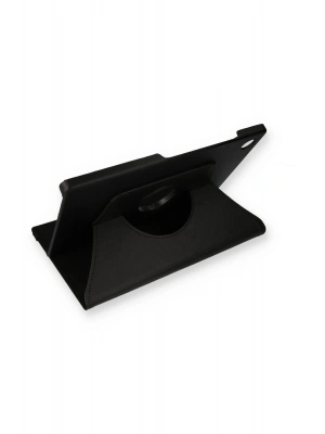 Newface Samsung Galaxy X200 Tab A8 10.5 Kılıf 360 Tablet Deri Kılıf - Siyah