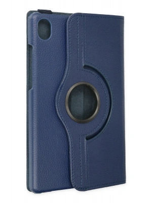 Newface Samsung Galaxy X510 Tab S9 FE 11 Kılıf 360 Tablet Deri Kılıf - Lacivert