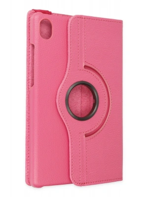 Newface Samsung Galaxy X510 Tab S9 FE 11 Kılıf 360 Tablet Deri Kılıf - Pembe