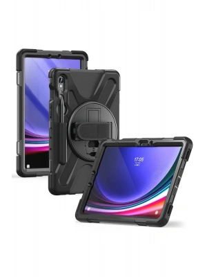 Newface Samsung Galaxy X510 Tab S9 FE 11 Kılıf Amazing Tablet Kapak - Siyah