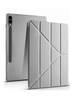 Newface Samsung Galaxy X510 Tab S9 FE 11 Kılıf Kalemlikli Mars Tablet Kılıfı - Koyu Gri