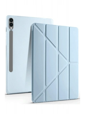 Newface Samsung Galaxy X510 Tab S9 FE 11 Kılıf Kalemlikli Mars Tablet Kılıfı - Mavi