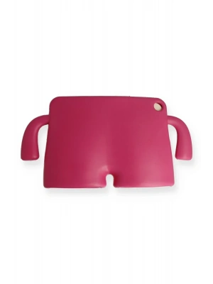 Newface Samsung Galaxy X610 Tab S9 FE Plus 12.4 Karakter Tablet Silikon - Pembe