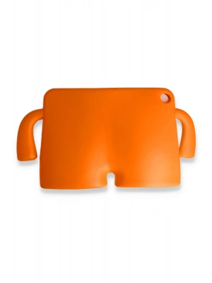 Newface Samsung Galaxy X610 Tab S9 FE Plus 12.4 Karakter Tablet Silikon - Turuncu