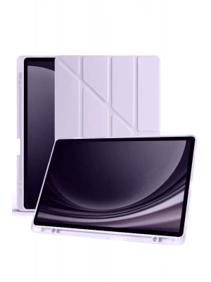Newface Samsung Galaxy X610 Tab S9 FE Plus 12.4 Kılıf Kalemlikli Mars Tablet Kılıfı - Lila