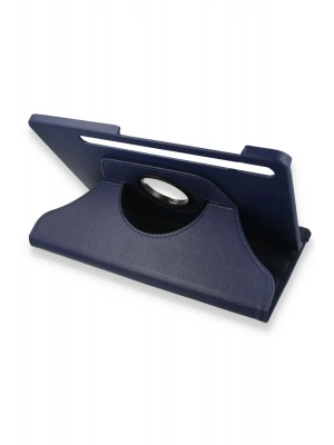 Newface Samsung Galaxy X800 Tab S8 Plus 12.4 Kılıf 360 Tablet Deri Kılıf - Lacivert