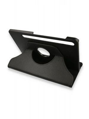 Newface Samsung Galaxy X800 Tab S8 Plus 12.4 Kılıf 360 Tablet Deri Kılıf - Siyah