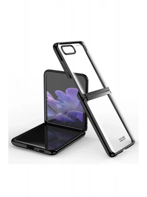 Newface Samsung Galaxy Z Flip 4 Kılıf Fold Element Kapak - Siyah