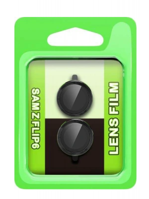 Newface Samsung Galaxy Z Flip 6 Raze Metal Kamera Lens - Siyah