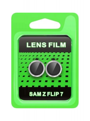 Newface Samsung Galaxy Z Flip 7 Raze Metal Kamera Lens - Gümüş