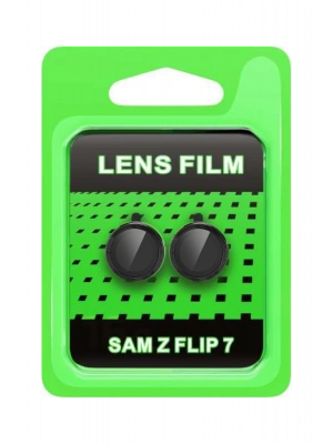 Newface Samsung Galaxy Z Flip 7 Raze Metal Kamera Lens - Siyah