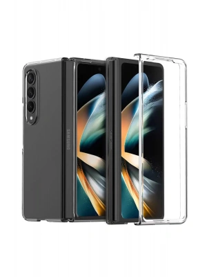 Newface Samsung Galaxy Z Fold 3 Kılıf Fold TPU Silikon - Şeffaf