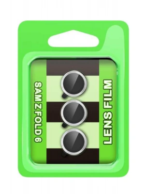 Newface Samsung Galaxy Z Fold 6 Raze Metal Kamera Lens - Gümüş