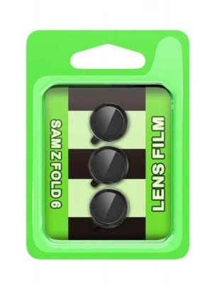 Newface Samsung Galaxy Z Fold 6 Raze Metal Kamera Lens - Siyah