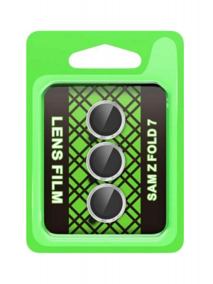 Newface Samsung Galaxy Z Fold 7 Raze Metal Kamera Lens - Gümüş