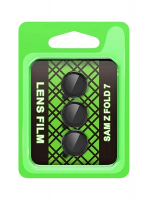 Newface Samsung Galaxy Z Fold 7 Raze Metal Kamera Lens - Siyah