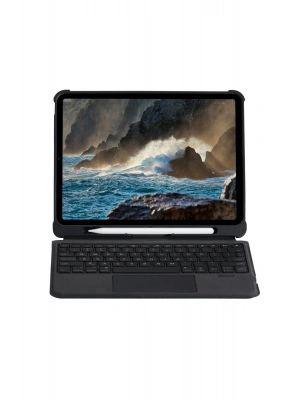 Newface T5207D iPad Pro 11 (2022) Kılıf İnter Ledli Klavyeli Tablet Kılıfı - Siyah