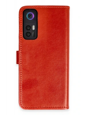 Newface TCL 30 Kılıf Trend S Plus Kapaklı Kılıf - Kırmızı