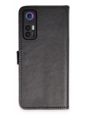 Newface TCL 30 Kılıf Trend S Plus Kapaklı Kılıf - Siyah