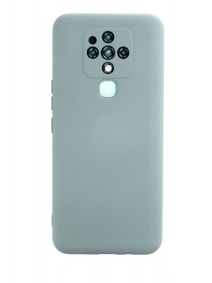 Newface Tecno Camon 16 Kılıf Nano içi Kadife Silikon - Buz Mavisi