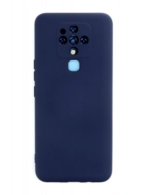 Newface Tecno Camon 16 Kılıf Nano içi Kadife Silikon - Lacivert