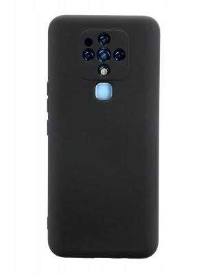 Newface Tecno Camon 16 Kılıf Nano içi Kadife Silikon - Siyah