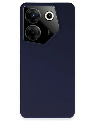 Newface Tecno Camon 20 Pro 5G Kılıf First Silikon - Lacivert