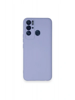 Newface Tecno Pova Neo Kılıf Nano içi Kadife Silikon - Lila