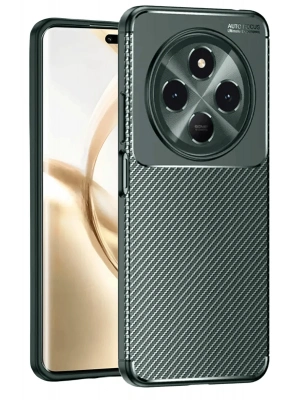 Newface Tecno Spark 30C Kılıf Auto Focus Karbon Kapak - Koyu Yeşil