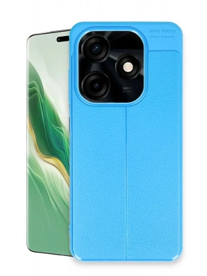 Newface Tecno Spark Go 2024 Kılıf Auto Focus Kapak - Mavi