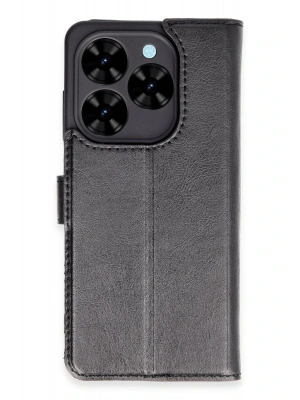 Newface Tecno Spark Go 2024 Kılıf Trend S Plus Kapaklı Kılıf - Siyah