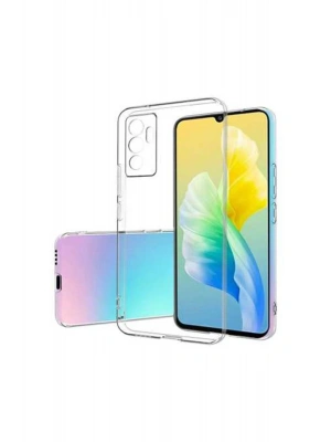 Newface Vivo V23 5G Kılıf Lüx Şeffaf Silikon