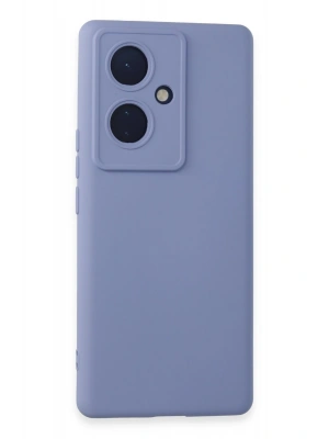 Newface Vivo V29 Lite Kılıf Nano içi Kadife Silikon - Lila