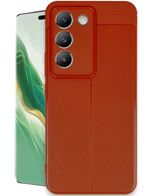 Newface Vivo V30 Lite 4G Kılıf Auto Focus Kapak - Kırmızı