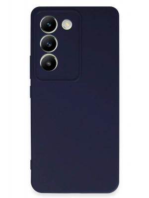 Newface Vivo V30 Lite 4G Kılıf First Silikon - Lacivert