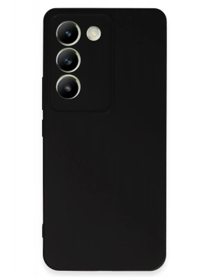 Newface Vivo V30 Lite 4G Kılıf First Silikon - Siyah