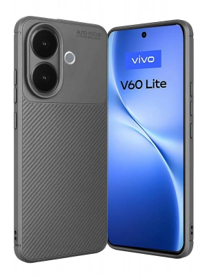 Newface Vivo V60 Lite Auto Focus Karbon Kapak - Gri