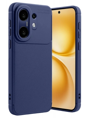 Newface Vivo X200 FE Auto Focus Karbon Kapak - Lacivert