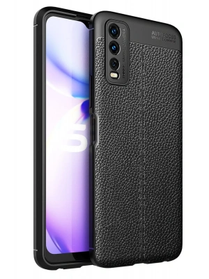 Newface Vivo Y11S Kılıf Auto Focus Kapak - Siyah