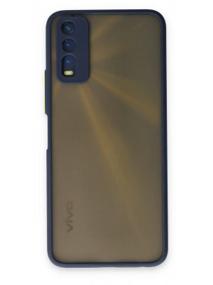Newface Vivo Y11S Kılıf Montreal Silikon Kapak - Lacivert