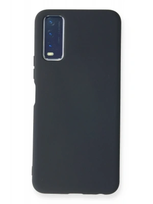 Newface Vivo Y11S Kılıf Nano içi Kadife Silikon - Lacivert