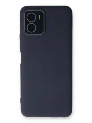 Newface Vivo Y15S Kılıf Lansman Glass Kapak - Lacivert