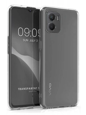 Newface Vivo Y15S Kılıf Lüx Şeffaf Silikon