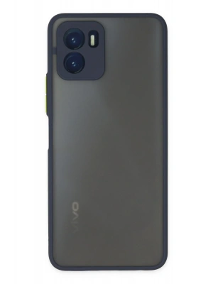 Newface Vivo Y15S Kılıf Montreal Silikon Kapak - Lacivert