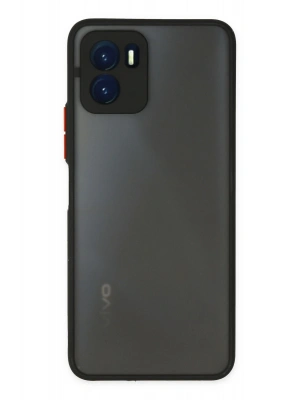 Newface Vivo Y15S Kılıf Montreal Silikon Kapak - Siyah