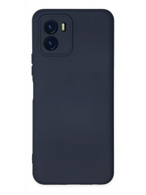 Newface Vivo Y15S Kılıf Nano içi Kadife Silikon - Lacivert